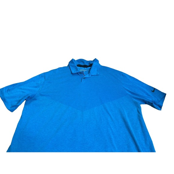 Nike Golf Tour Performance Drifit Polo lot of 2 Shirt Mens Blue & Pink L - Picture 8 of 10